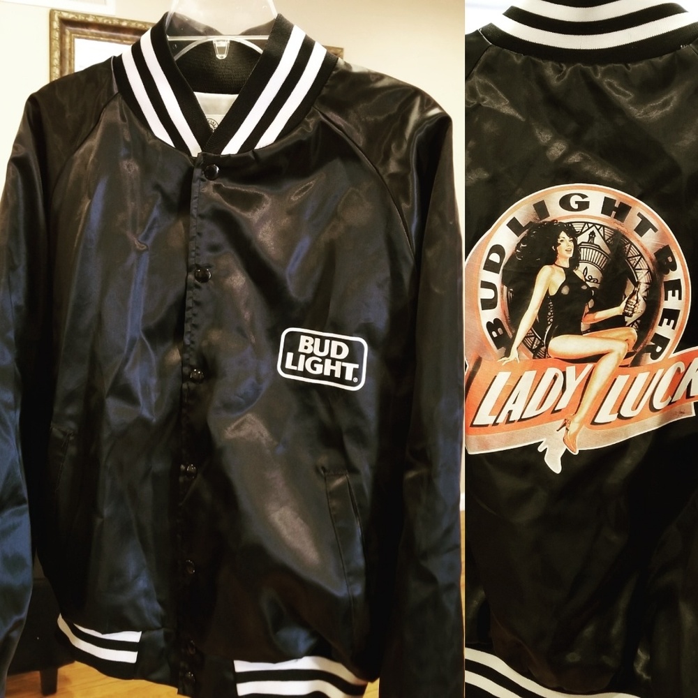 Bud Light "Lady Luck" Jacket Vintage